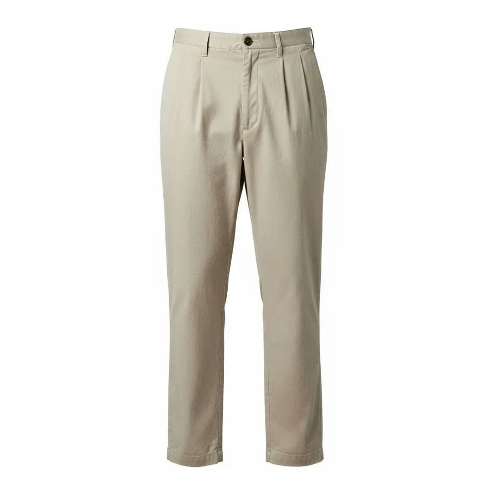 Vintage Polo Ralph Lauren Pants Khaki Pleated Chino Mens 38x30 USA 90s